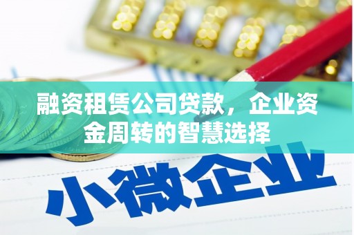 岳塘融资租赁公司贷款，企业资金周转的智慧选择