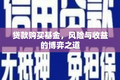岳塘贷款购买基金，风险与收益的博弈之道