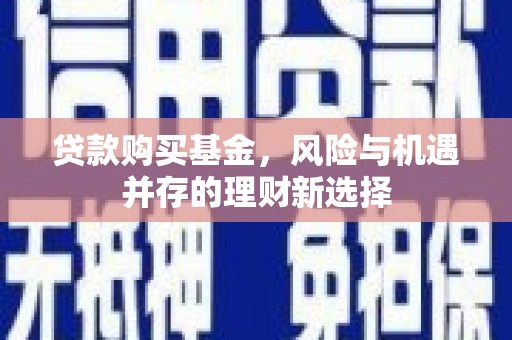 岳塘贷款购买基金，风险与机遇并存的理财新选择