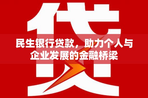 岳塘民生银行贷款，助力个人与企业发展的金融桥梁