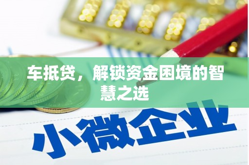 岳塘车抵贷，解锁资金困境的智慧之选
