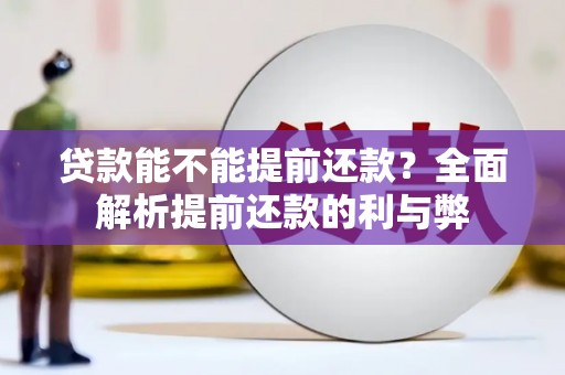 岳塘贷款能不能提前还款？全面解析提前还款的利与弊