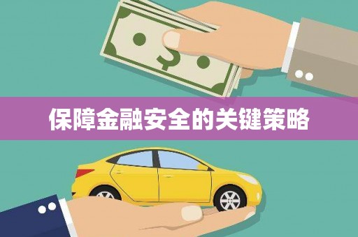 岳塘保障金融安全的关键策略
