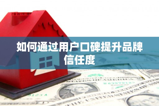 岳塘如何通过用户口碑提升品牌信任度