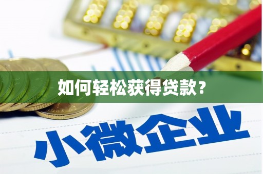 岳塘如何轻松获得贷款？