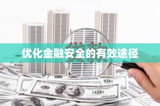 岳塘优化金融安全的有效途径