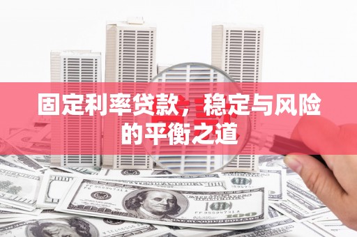 岳塘固定利率贷款，稳定与风险的平衡之道