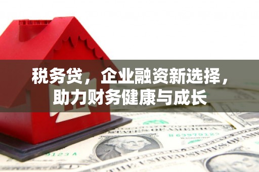 岳塘税务贷，企业融资新选择，助力财务健康与成长