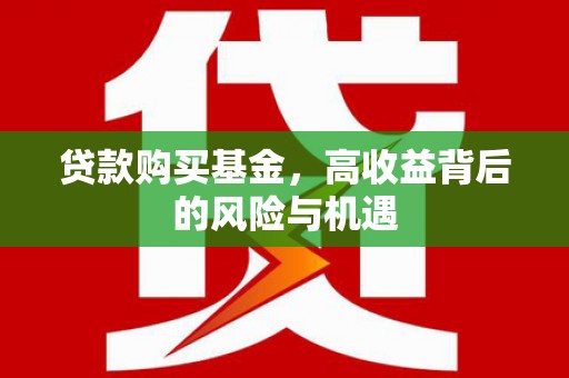 岳塘贷款购买基金，高收益背后的风险与机遇